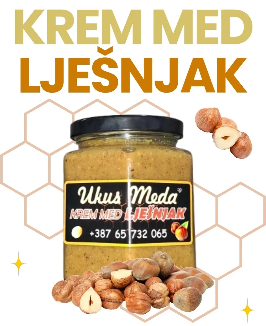 Krem med lješnjak