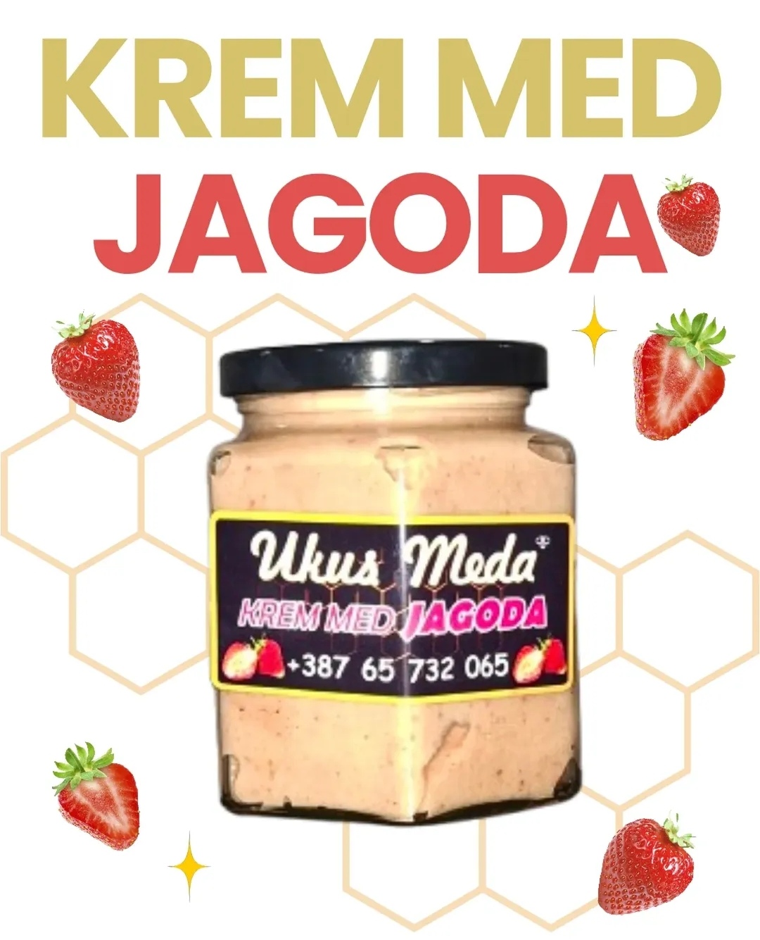 Krem med jagoda