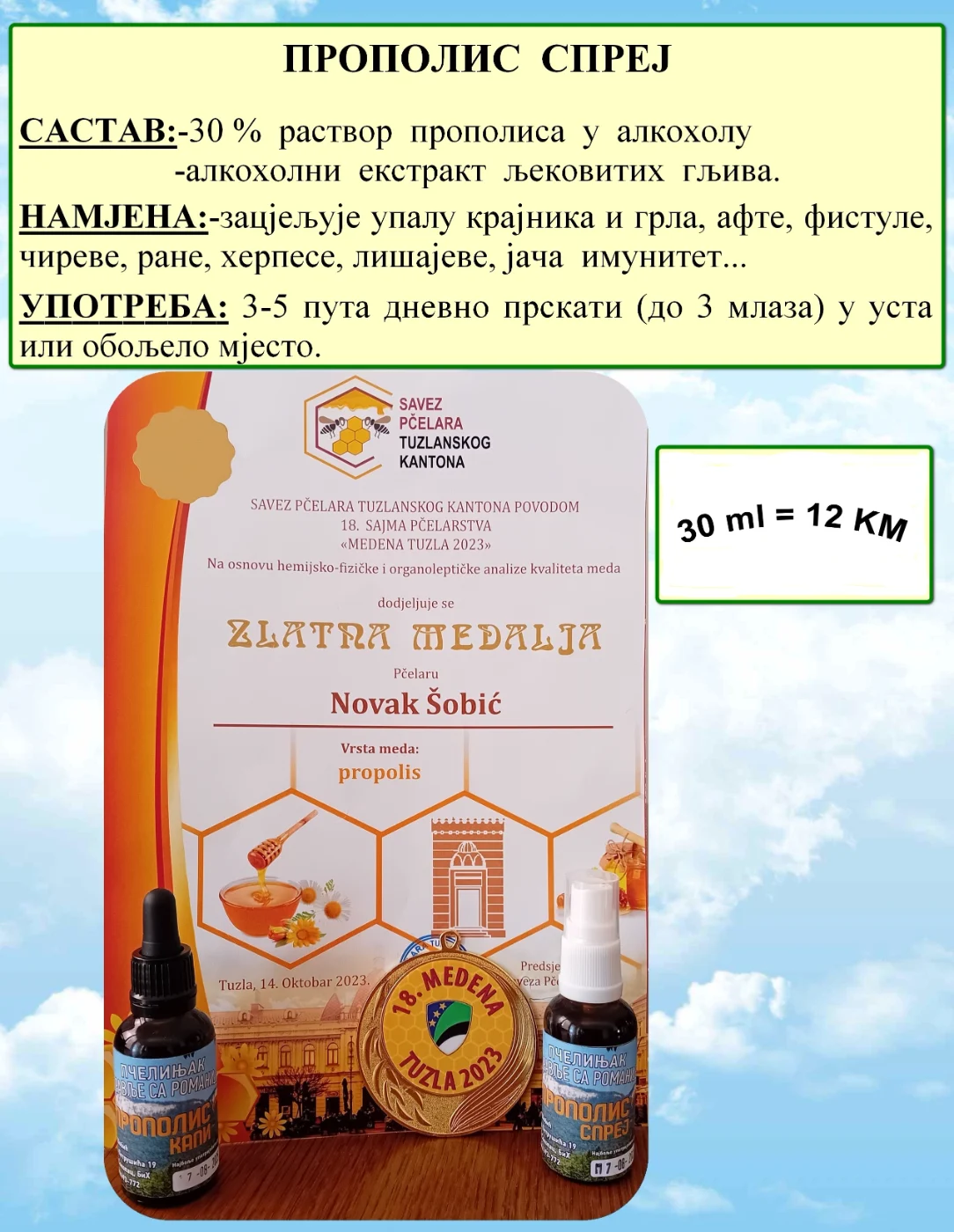 Propolis sprej