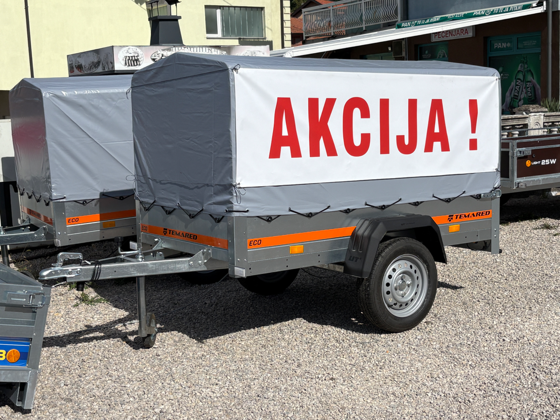 Auto prikolica Temared 200x100 sa ceradom