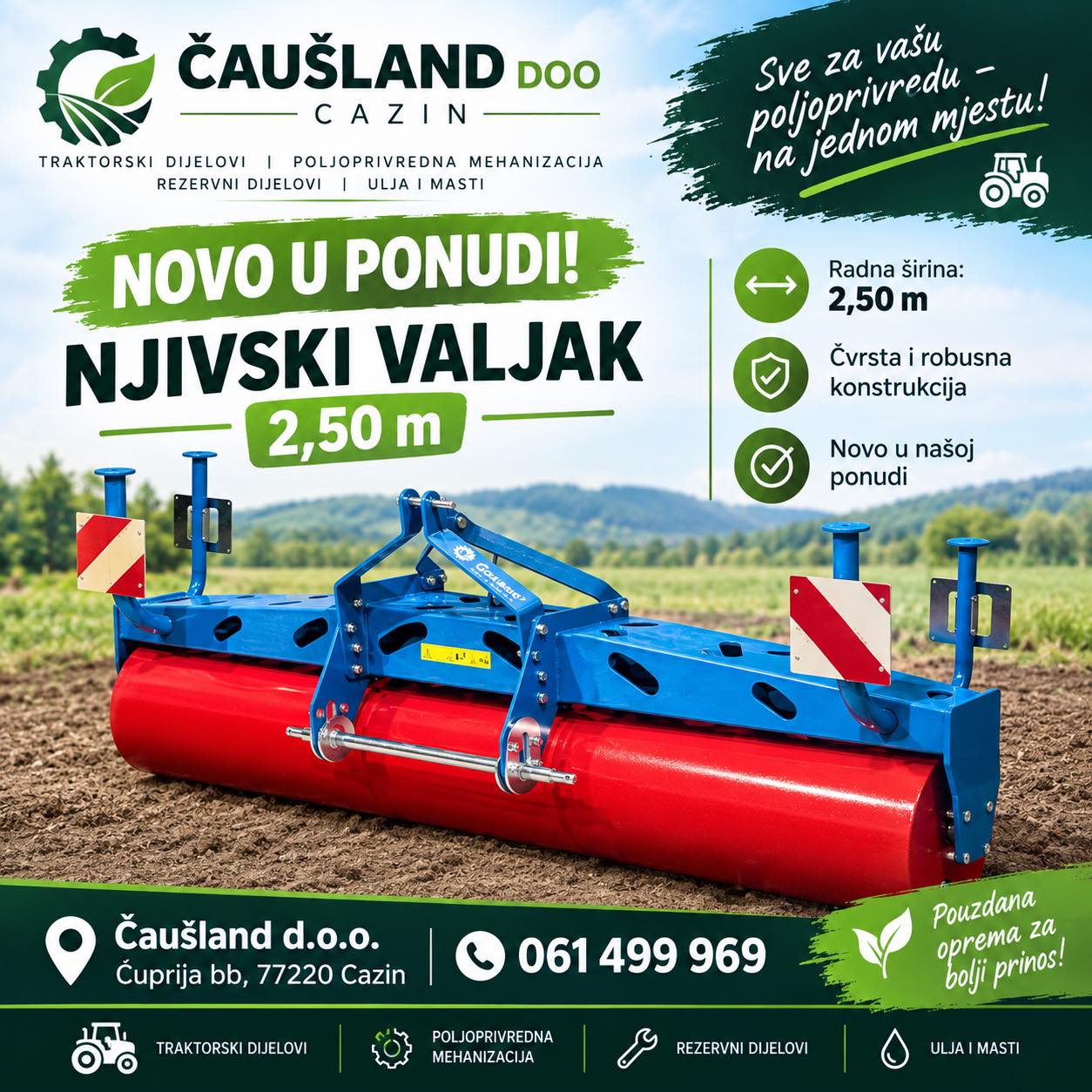 NJIVSKI VALJAK 2.5M